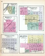 Oketo, Barrett, Vermillion, Waterville, Beattie, Kansas State Atlas 1887